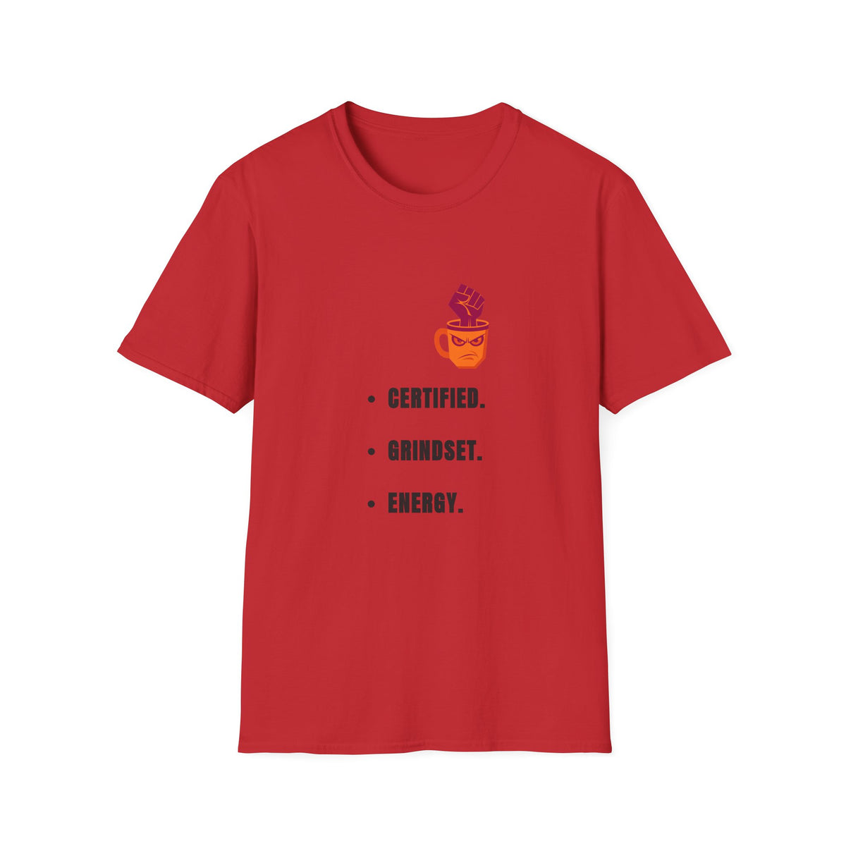 Certified Mindset Tee — "Certified. Mindset. Energy." Motivational Graphic T-Shirt - Trending Now - September 2026