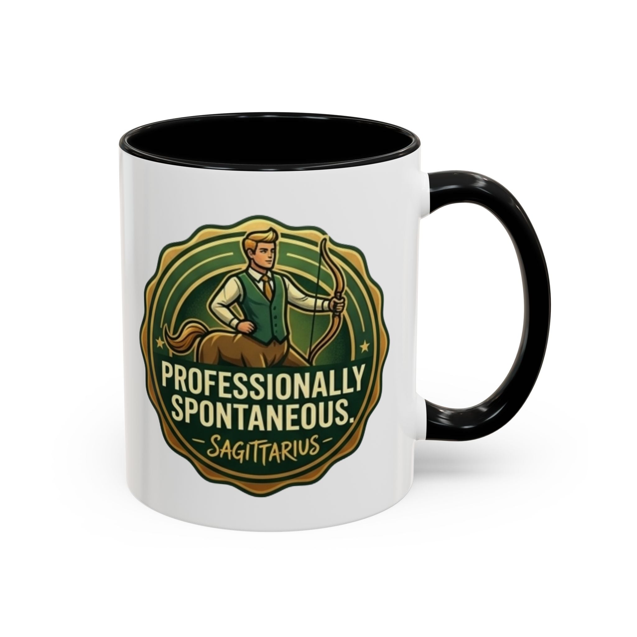 Sagittarius Coffee Mug - "Professionally Spontaneous" Zodiac Accent Mug
