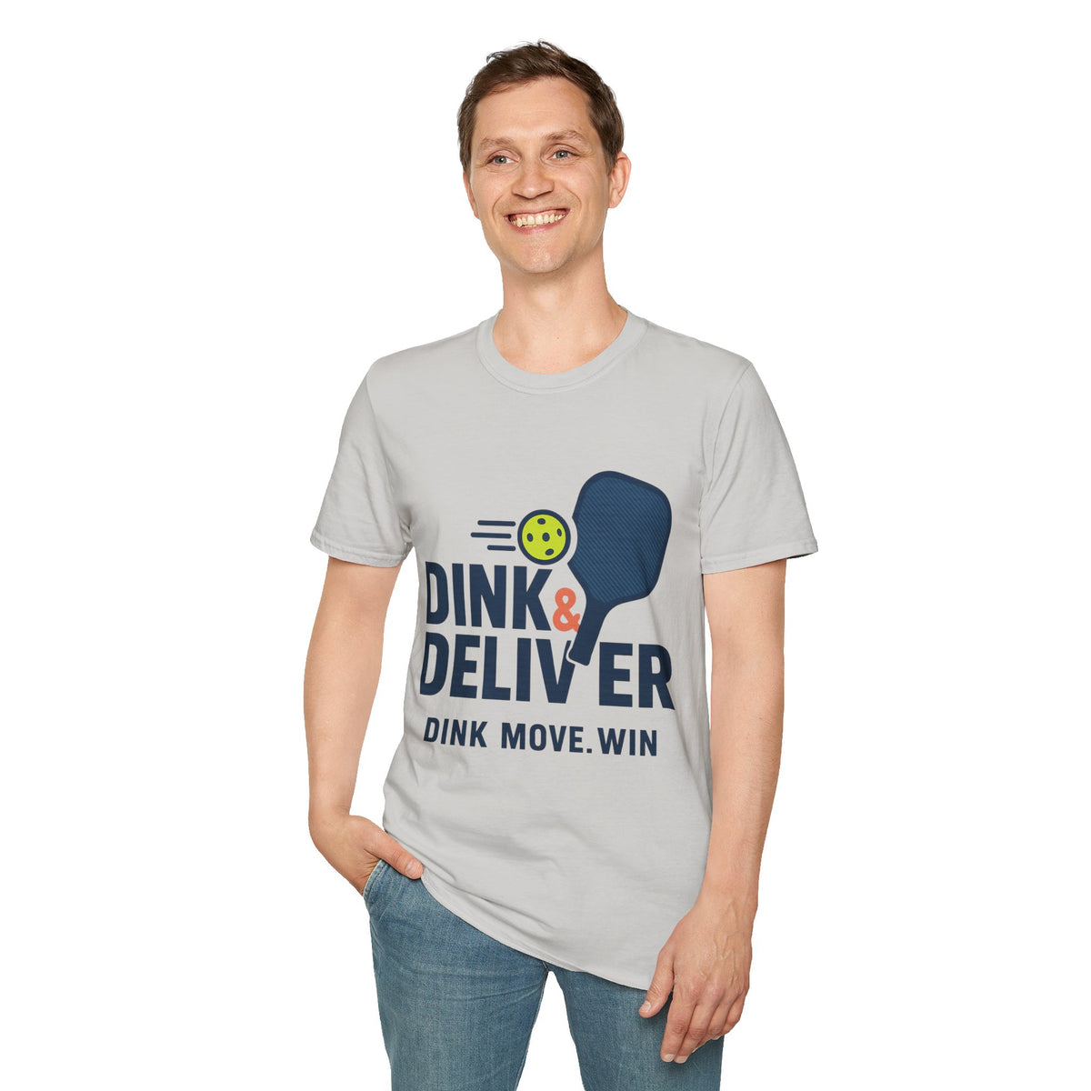 Pickleball Player T‑Shirt — 'Dink. Drive. Deliver.' Graphic Tee for Pickleball Fans - Trending Now - August 2026