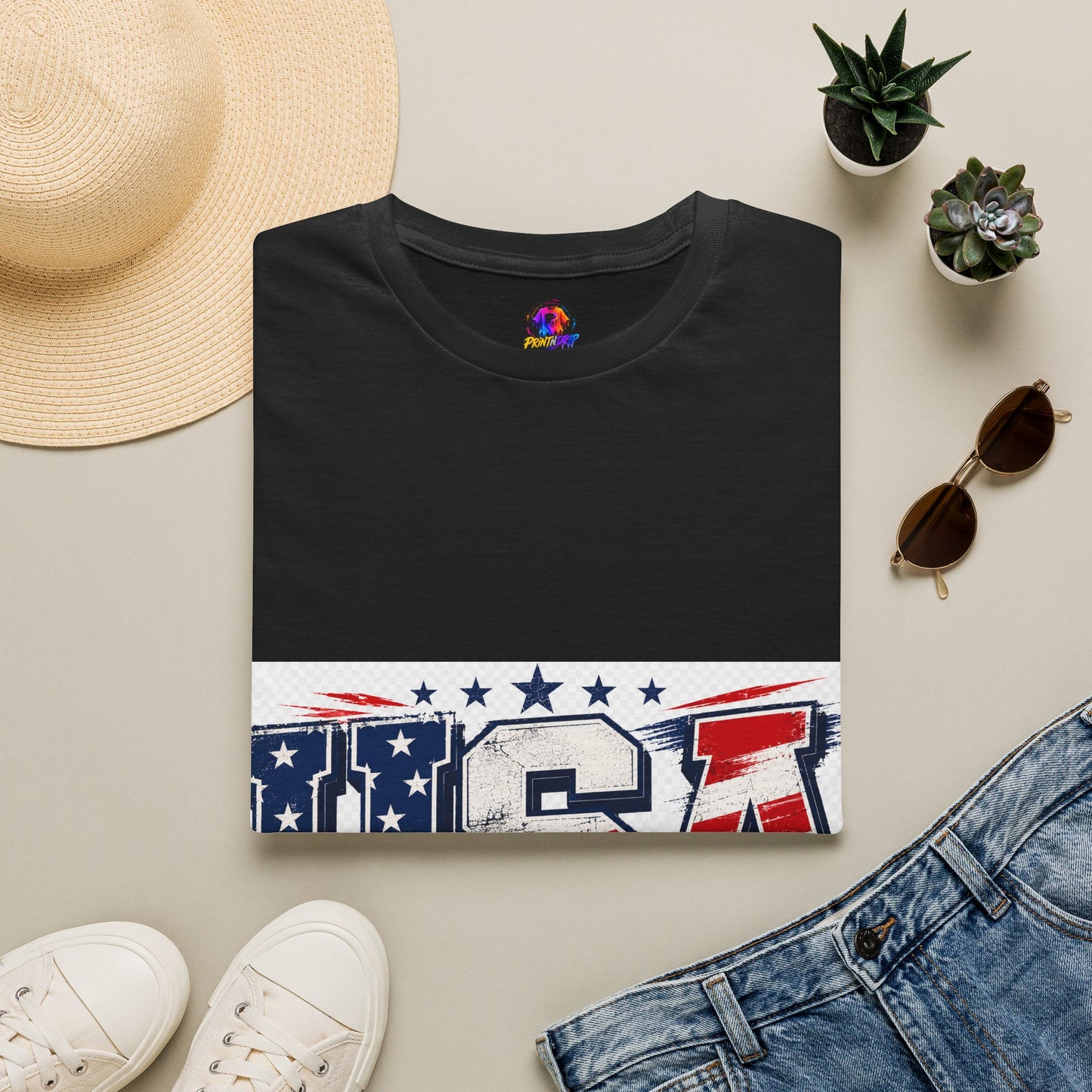 USA Flag Graphic T-Shirt — Patriotic American Pride Tee