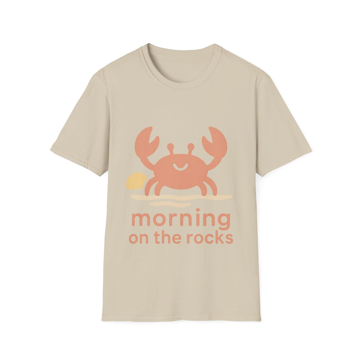 Cute Crab Morning on the Coast Graphic Tee - Trending Now - September 2026