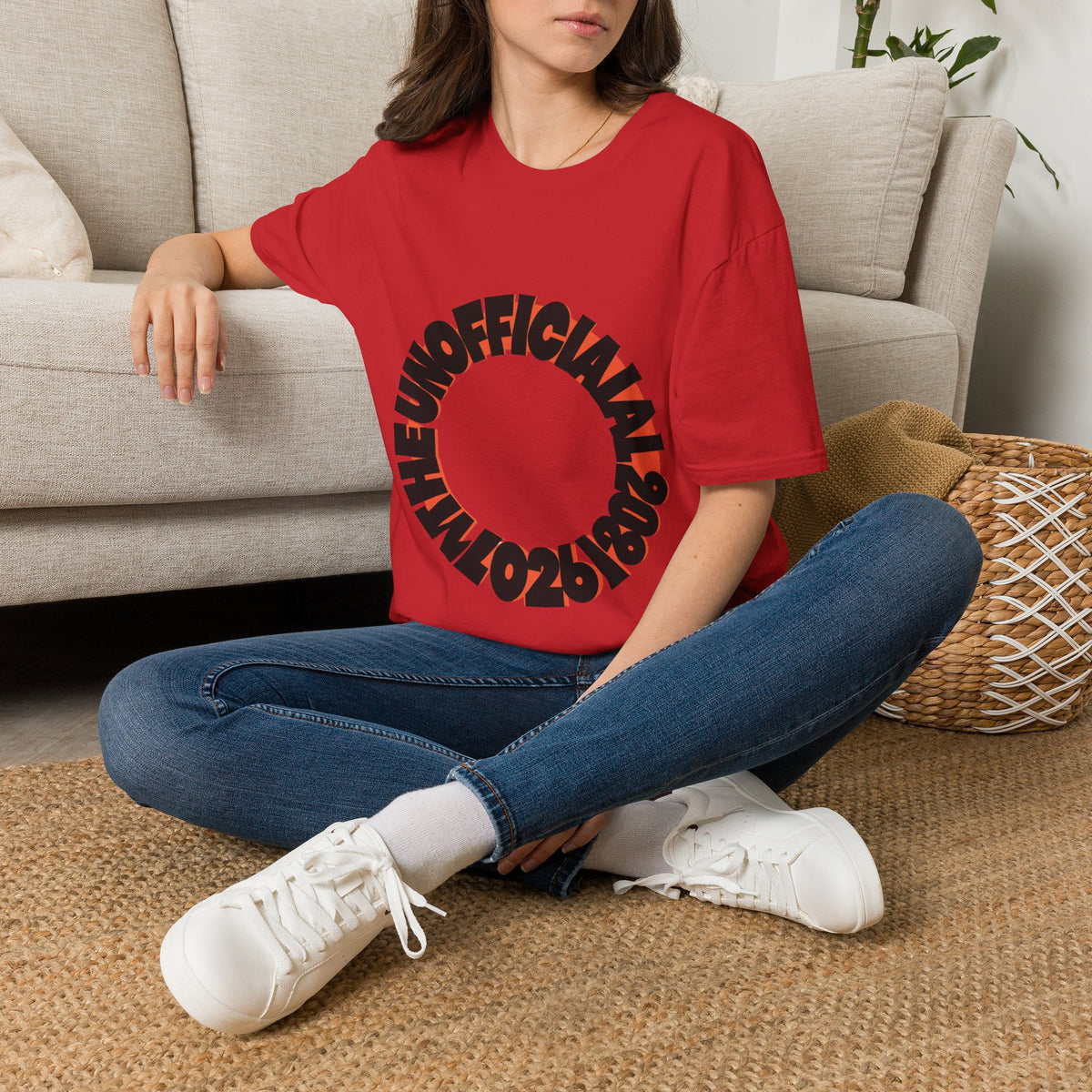 The Unofficial 2026 Retro Circular Tee - Bold Slogan Streetwear Graphic T-Shirt - Trending Now - September 2026