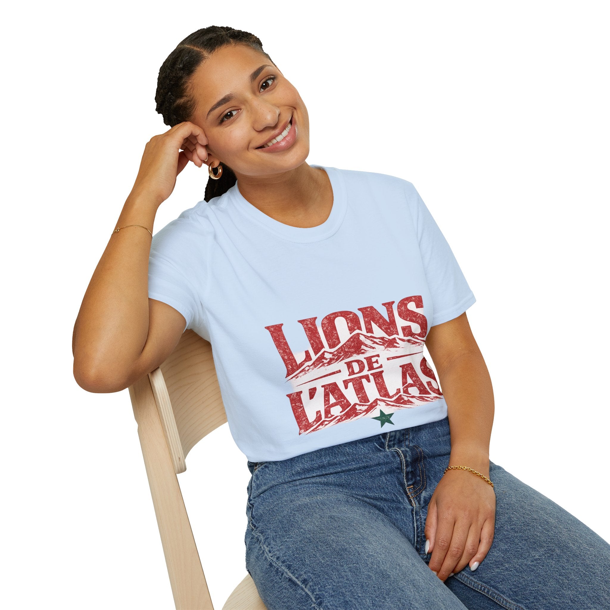 Morocco Lions de Atlas T-Shirt — Vintage Moroccan Atlas Mountain Graphic Tee