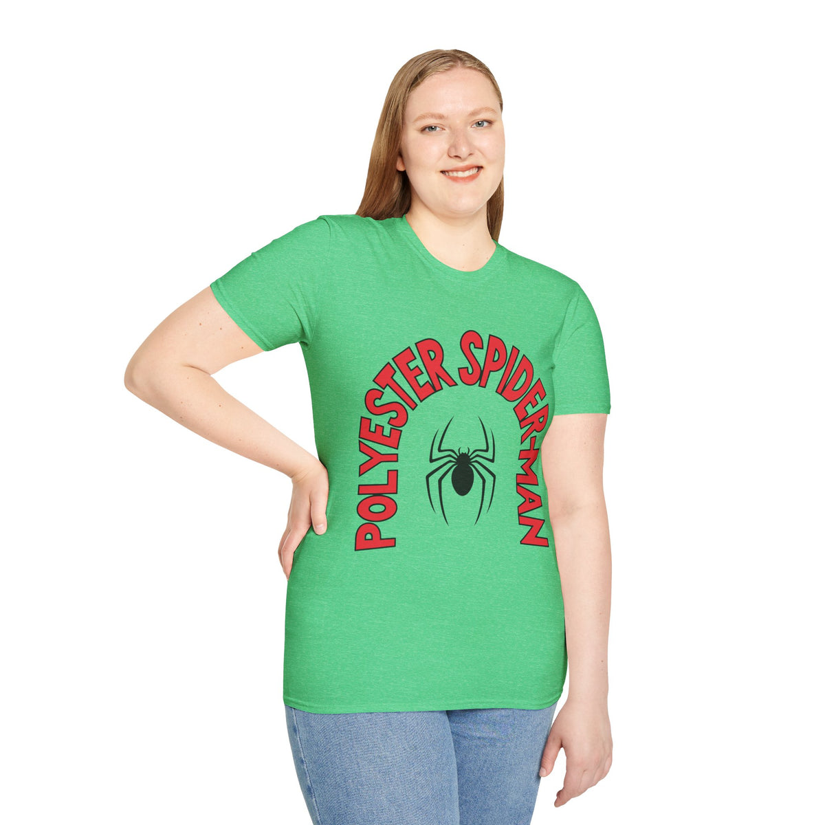 Spider Graphic T-Shirt — "Polyester Spiderman" Retro Spider Logo Tee - Trending Now - August 2026