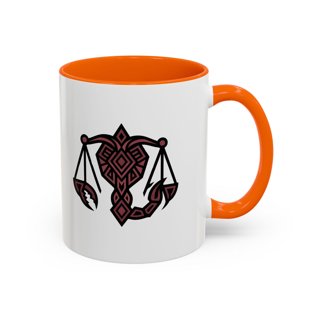 Scorpio Zodiac Scales Coffee Mug — Zodiac Balance Accent Mug