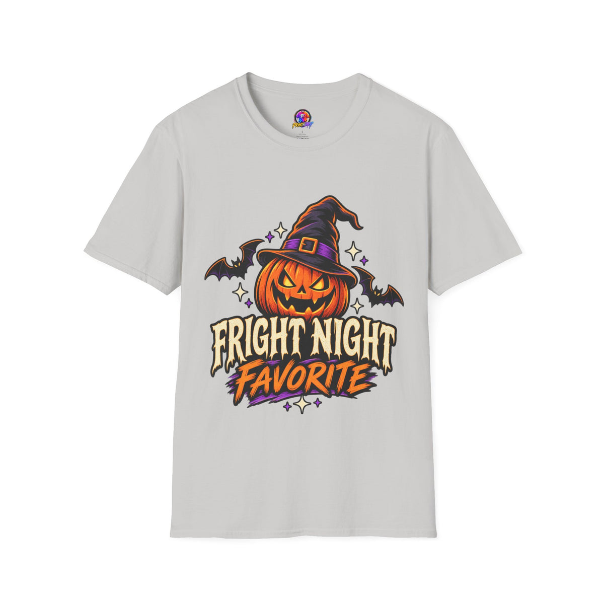 Halloween Pumpkin Tee — "Fright Night Favorite" Graphic T-Shirt