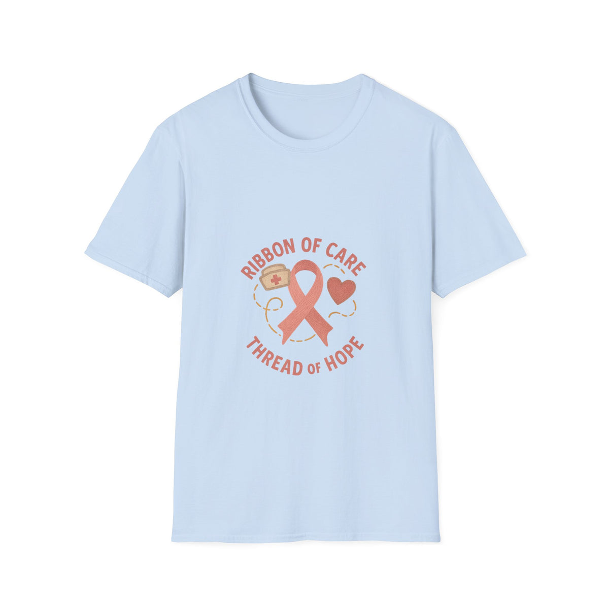 Breast Cancer Awareness T-Shirt – Ribbon of Care, Thread of Hope Graphic - Trending Now - October 2026