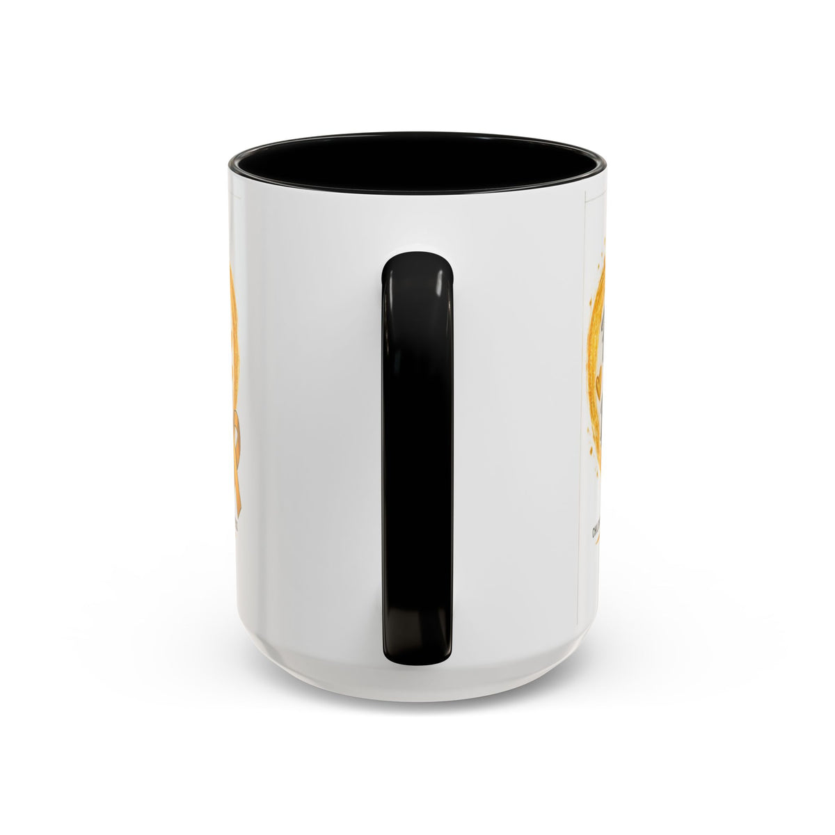 Childhood Cancer Awareness Coffee Mug – "Fighter Today Brighter Tomorrow" (Accent 11/15oz)