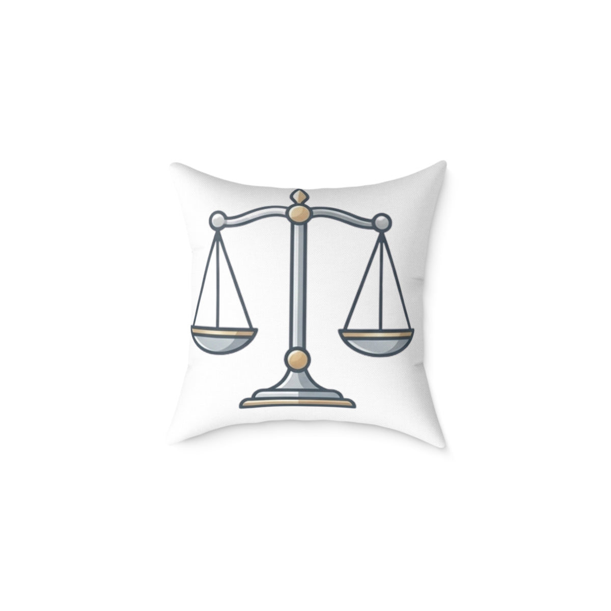Balance Zodiac Libra Astrological Square Poly Canvas Pillow