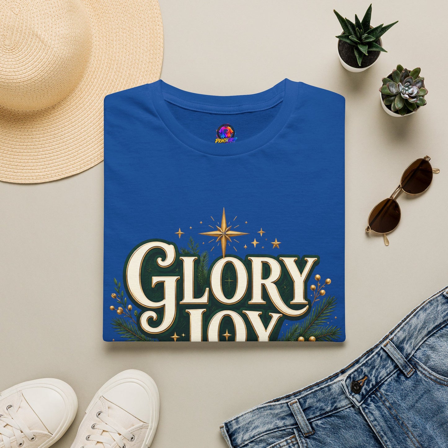 Glory Joy Peace Christmas T-Shirt