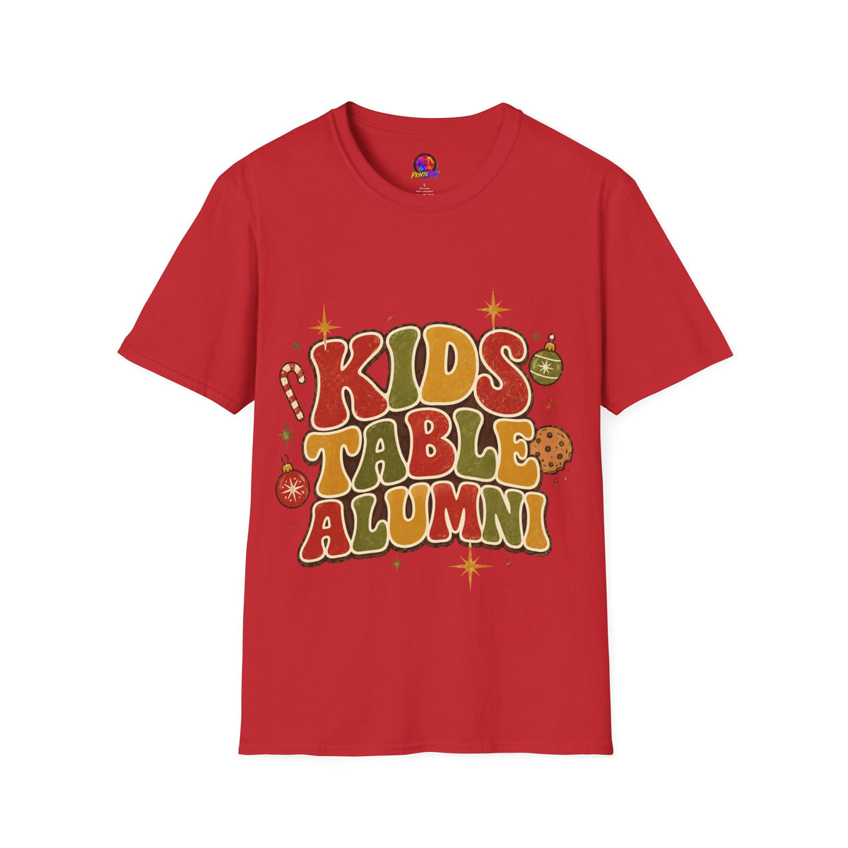 Kids Table Alumni T-Shirt — Retro Holiday Family Dinner Tee