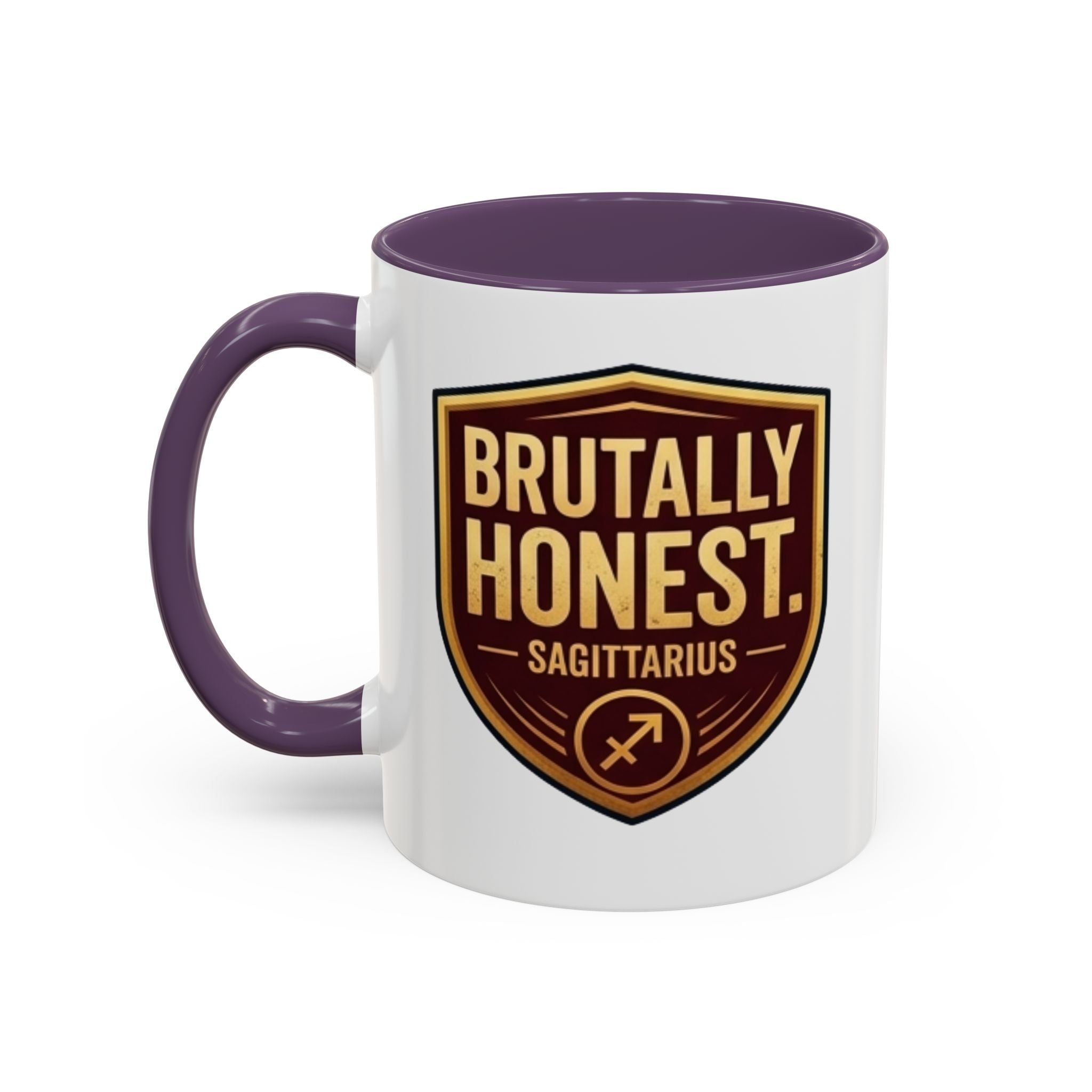 Sagittarius Coffee Mug - "Brutally Honest" Zodiac Accent Mug (11/15oz)