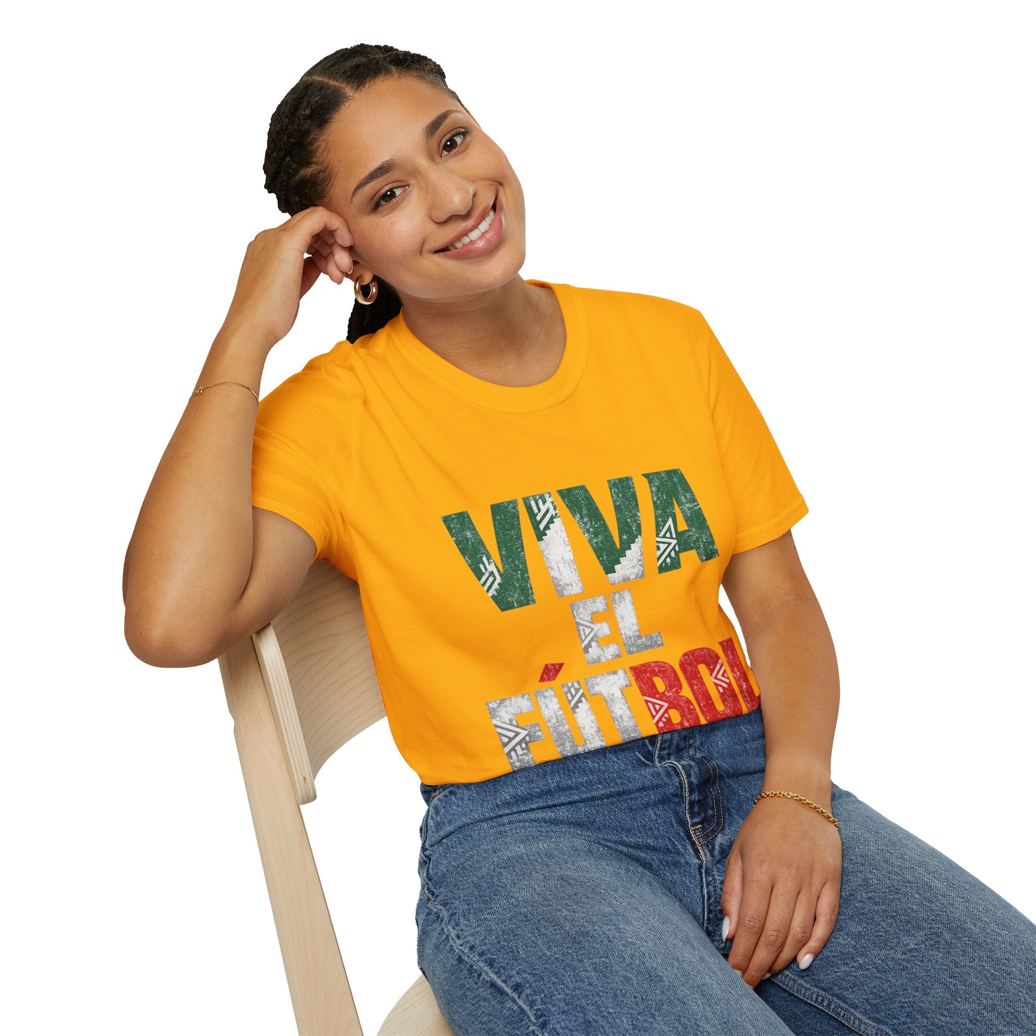 Mexico T-Shirt — "Viva El Fútbol" Mexican Soccer Graphic Tee