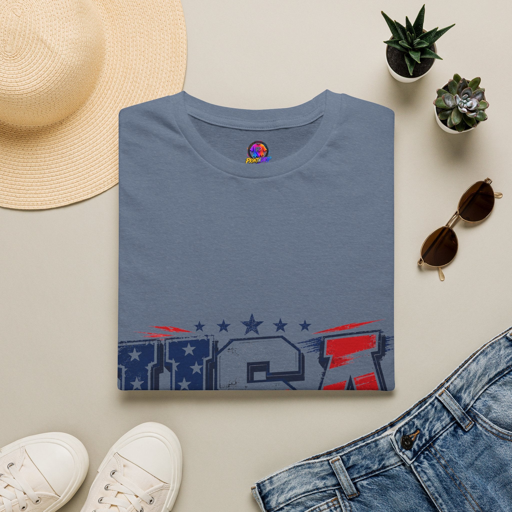 USA Flag Graphic T-Shirt — Patriotic American Pride Tee