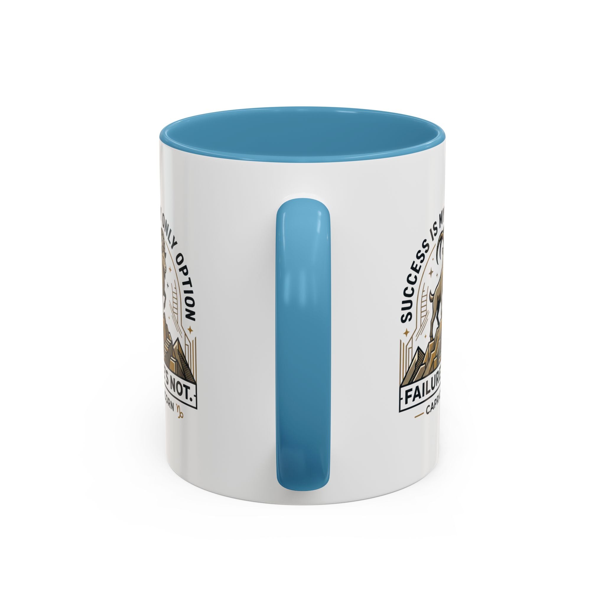 Capricorn Coffee Mug – "Success Is My Only Option, Failure's Not" Zodiac Gift