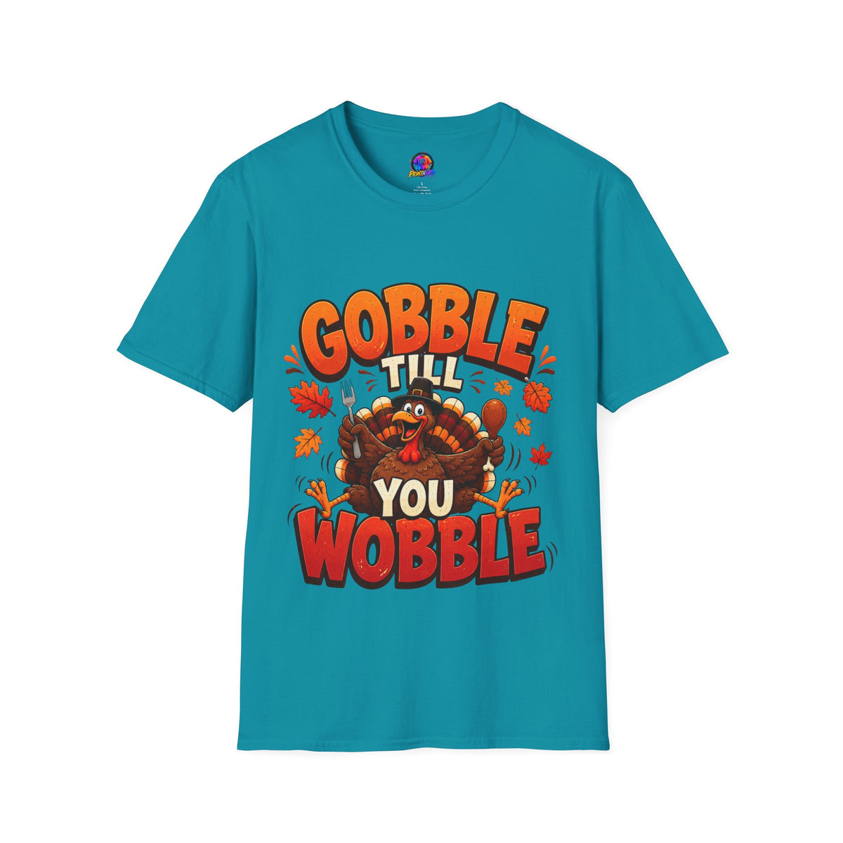 Thanksgiving T-Shirt Gobble 'Til You Wobble Thanksgiving T-Shirt