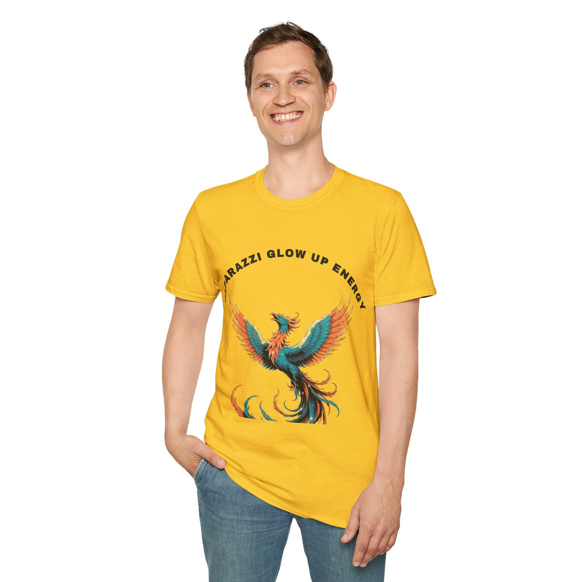 Phoenix Graphic T-Shirt — "Paparazzi Glow Up Energy" Inspirational Casual Tee - Trending Now - September 2026