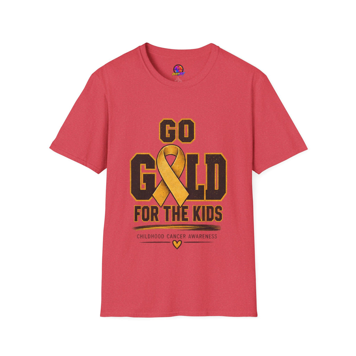 Go Gold For The Kids T-Shirt — Childhood Cancer Awareness Tee