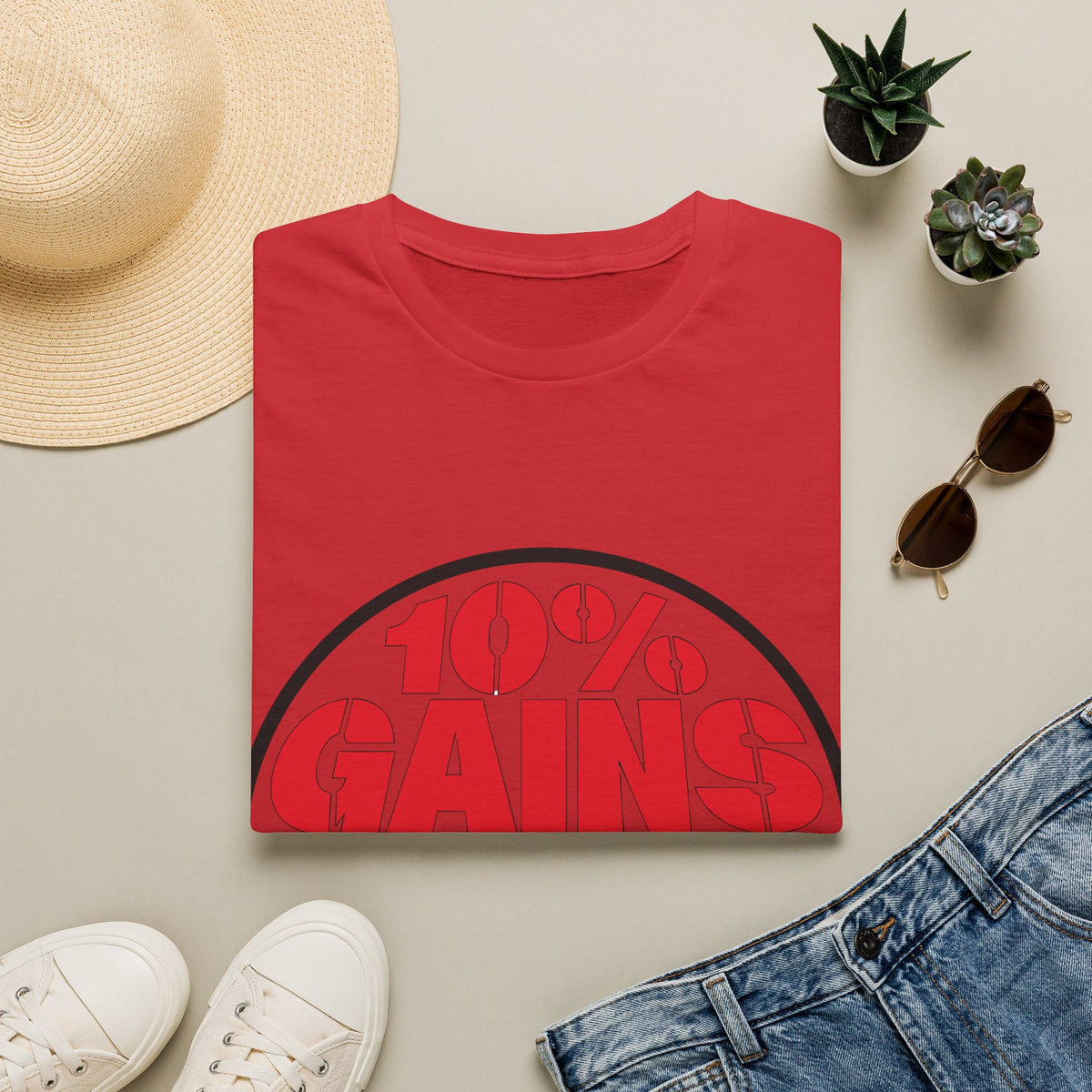10% Gains 90% Drama Funny Gym Tee - Sarcastic Fitness Workout Graphic T-Shirt - Trending Now - September 2026