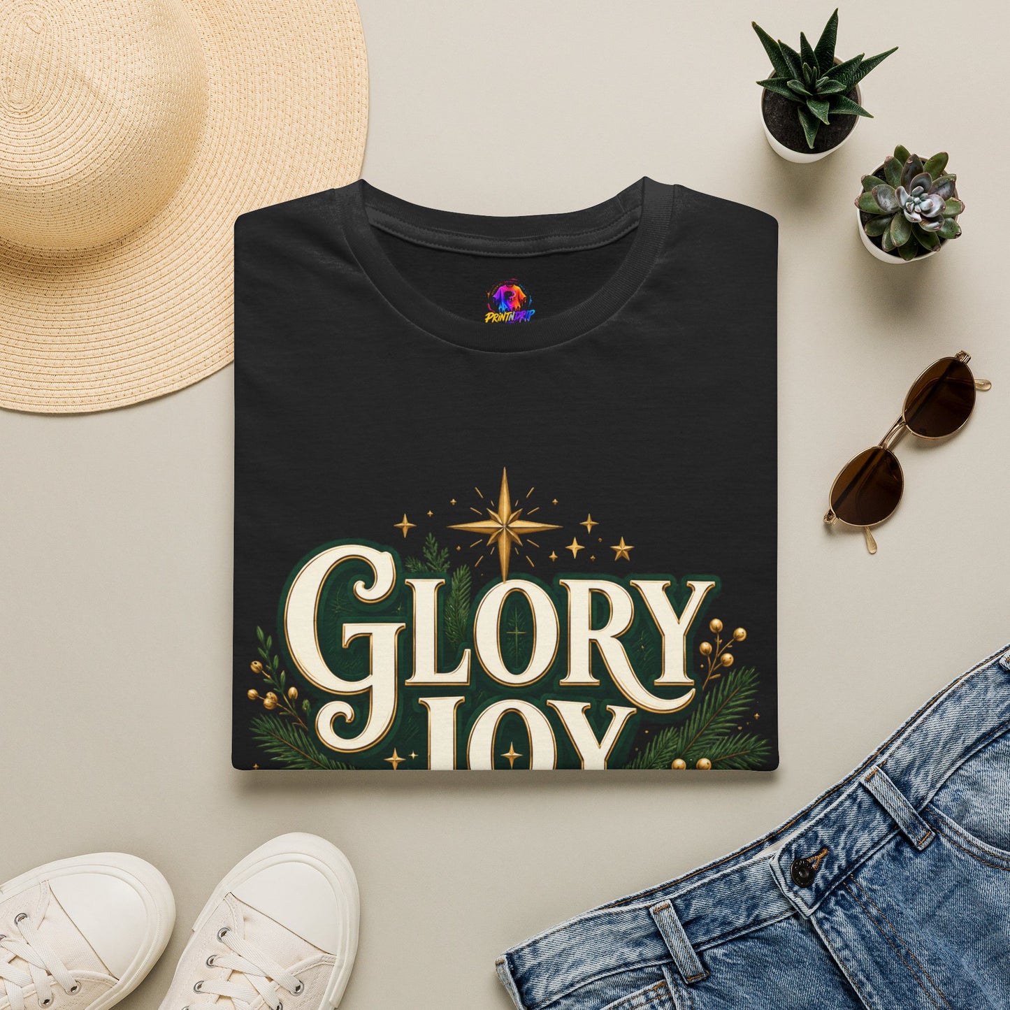 Glory Joy Peace Christmas T-Shirt