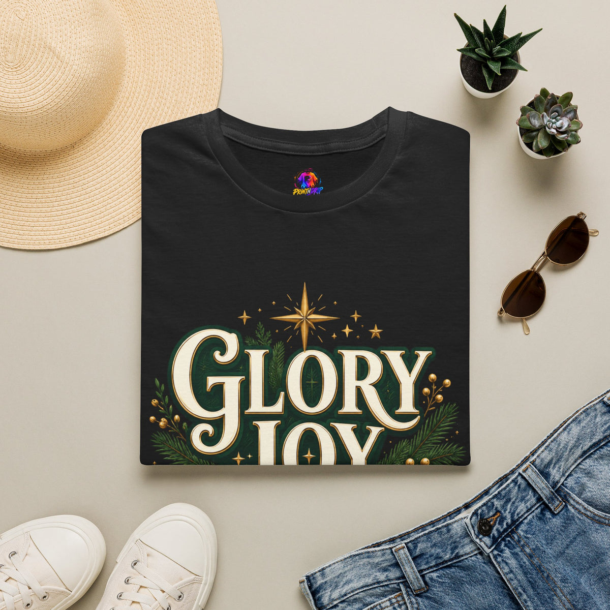 Glory Joy Peace Christmas T-Shirt