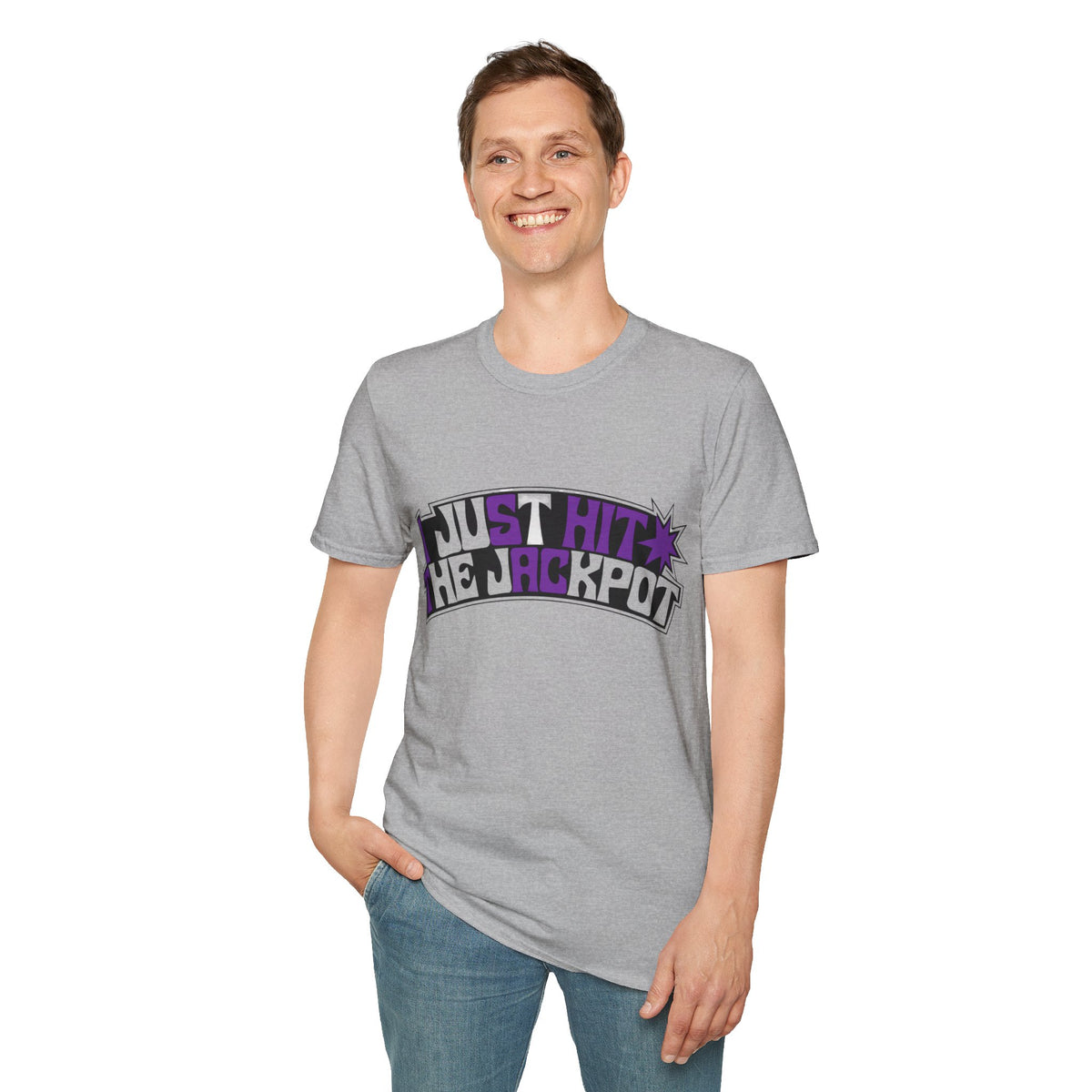 Just Hit the Jackpot T-Shirt — Retro Casino Graphic Tee - Trending Now - August 2026