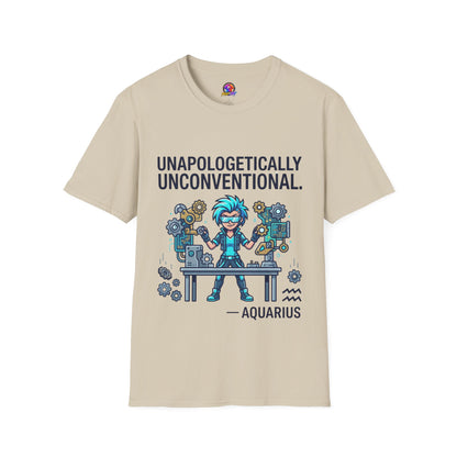 Unapologetically Unconventional T-Shirt — Quirky Steampunk Inventor Graphic Tee