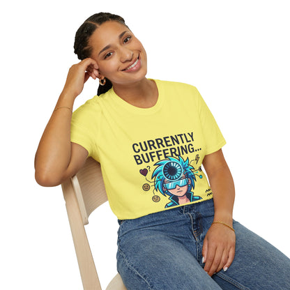 Currently Buffering T-Shirt — Funny Aquarius Zodiac Tee