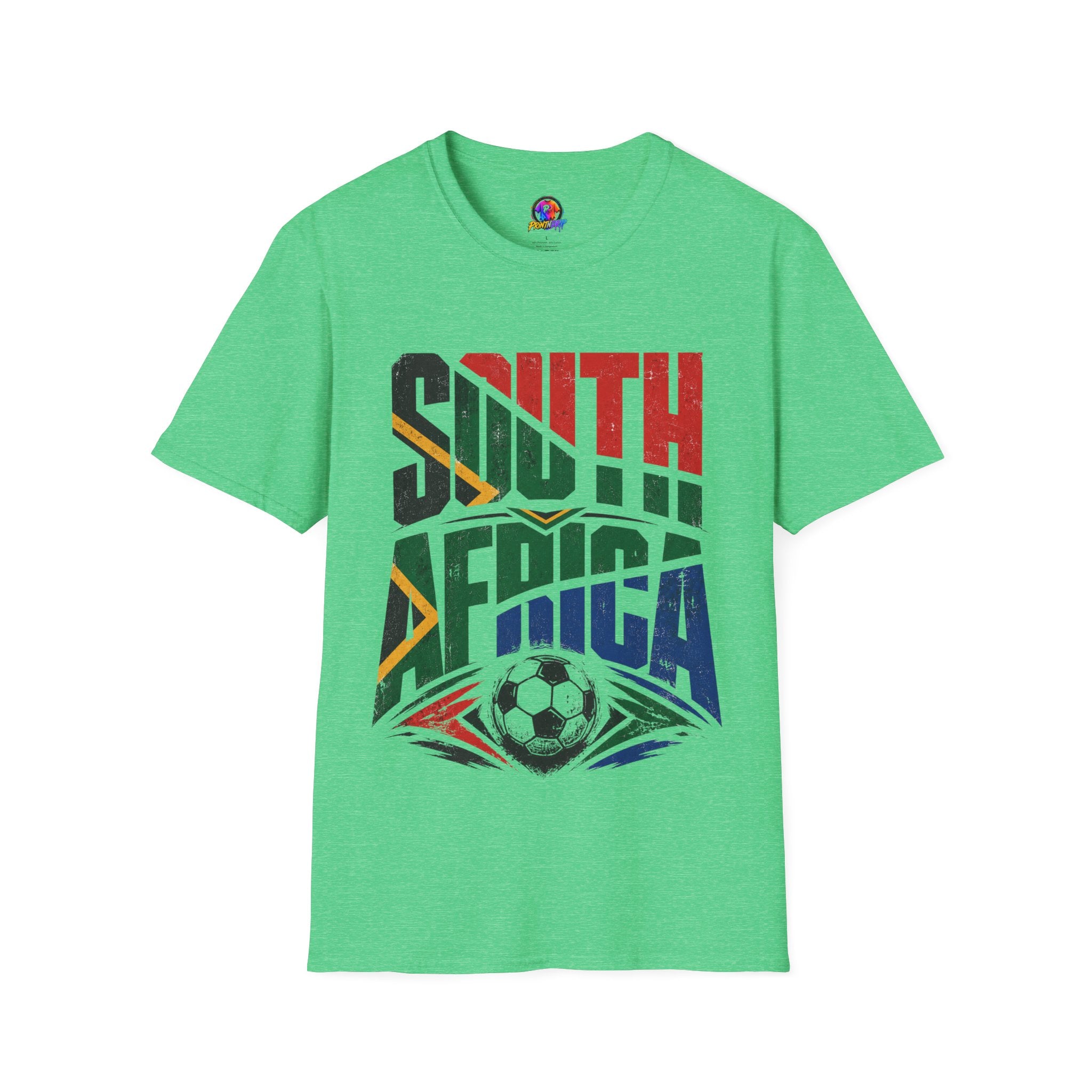 South Africa Soccer T-Shirt — Vintage Flag Football Fan Tee