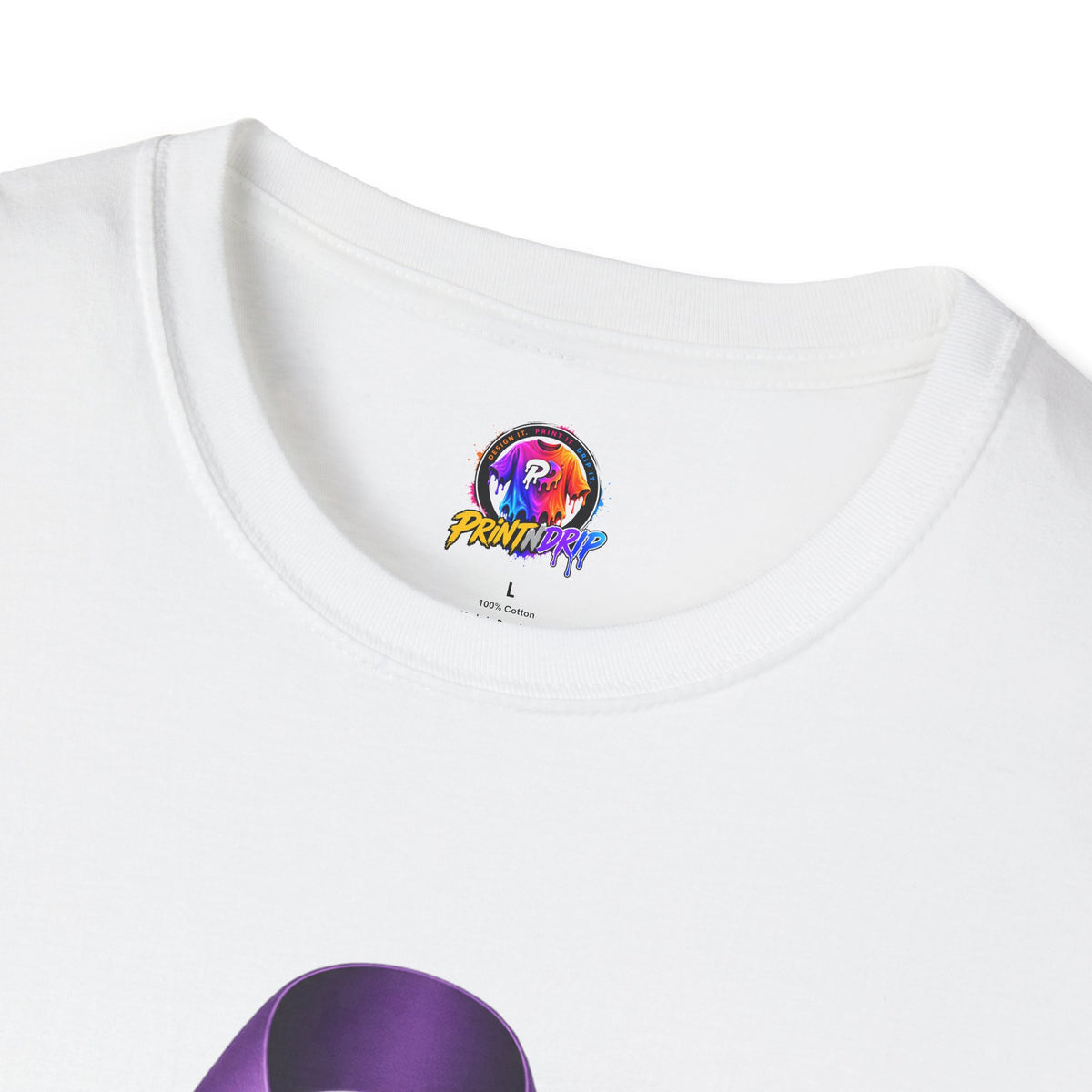 Choose Respect Purple Ribbon T‑Shirt — Domestic Violence Awareness Tee
