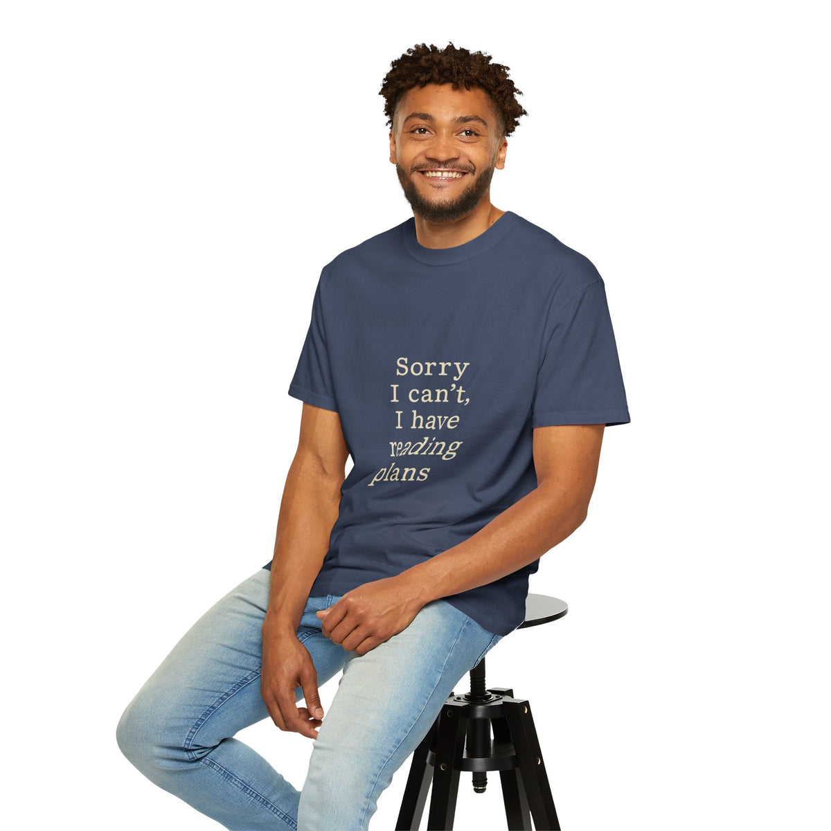 Reading Plans T-Shirt — "Sorry I Can't, I Have Reading Plans" Literary Tee - Trending Now - October 2026