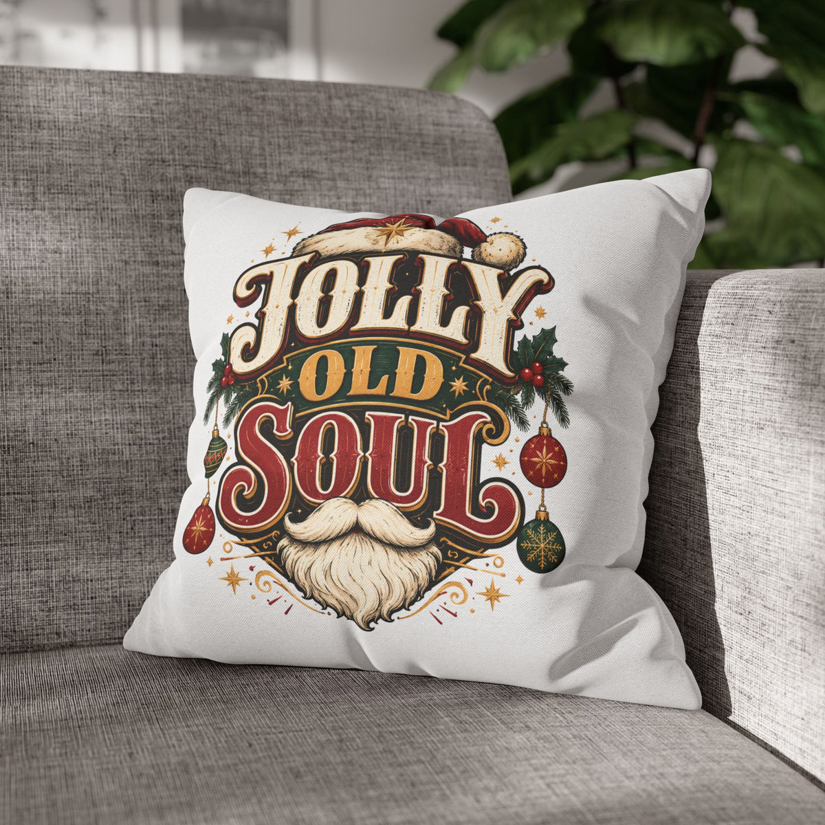 Christmas Jolly Old Soul Christmas Pillowcase