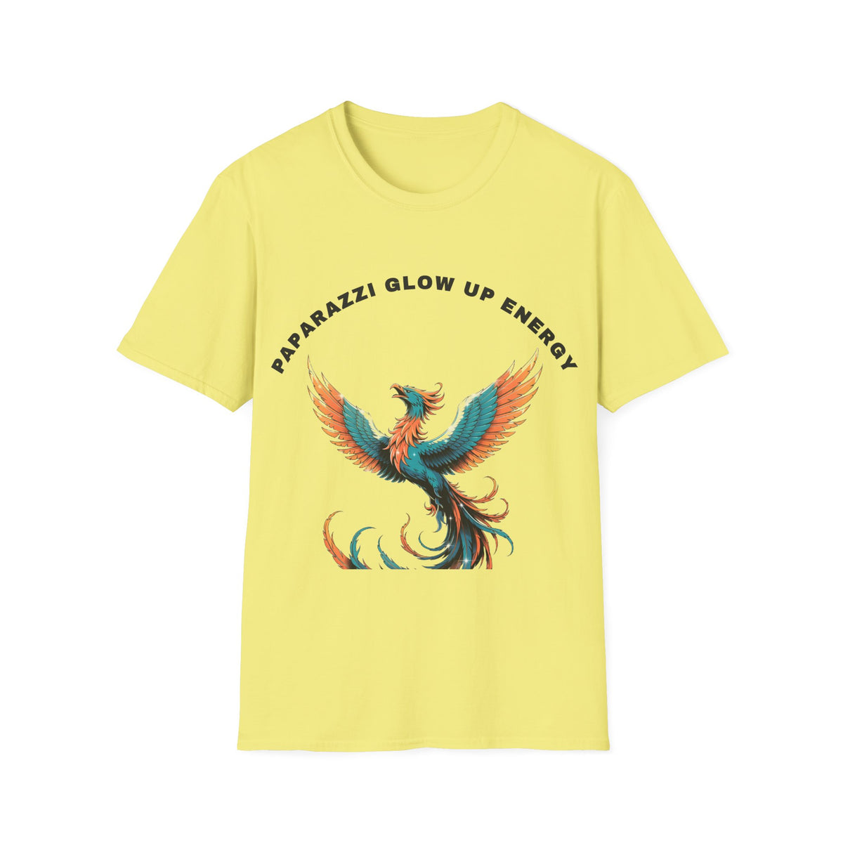 Phoenix Graphic T-Shirt — "Paparazzi Glow Up Energy" Inspirational Casual Tee - Trending Now - September 2026