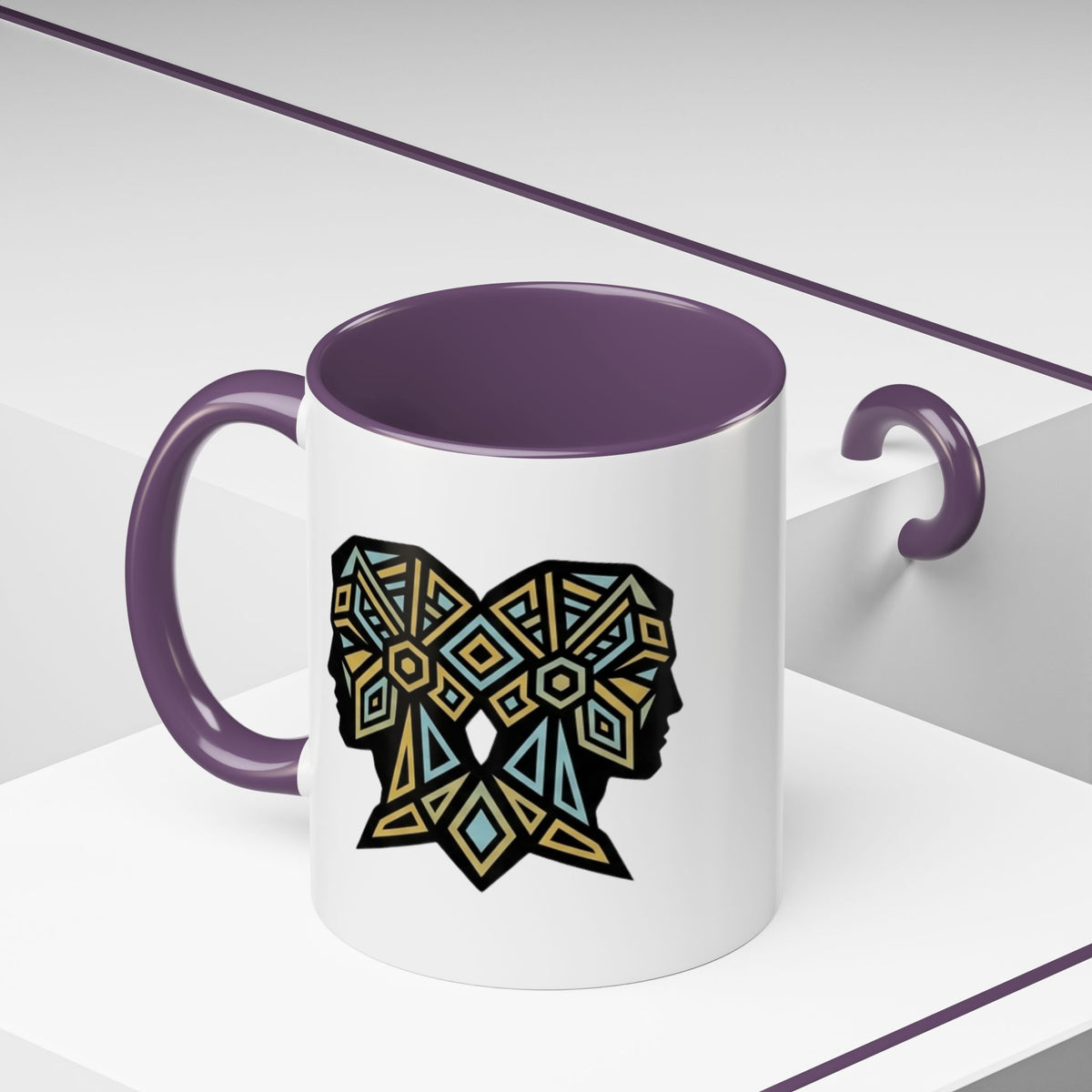 Gemini Zodiac Accent Coffee Mug