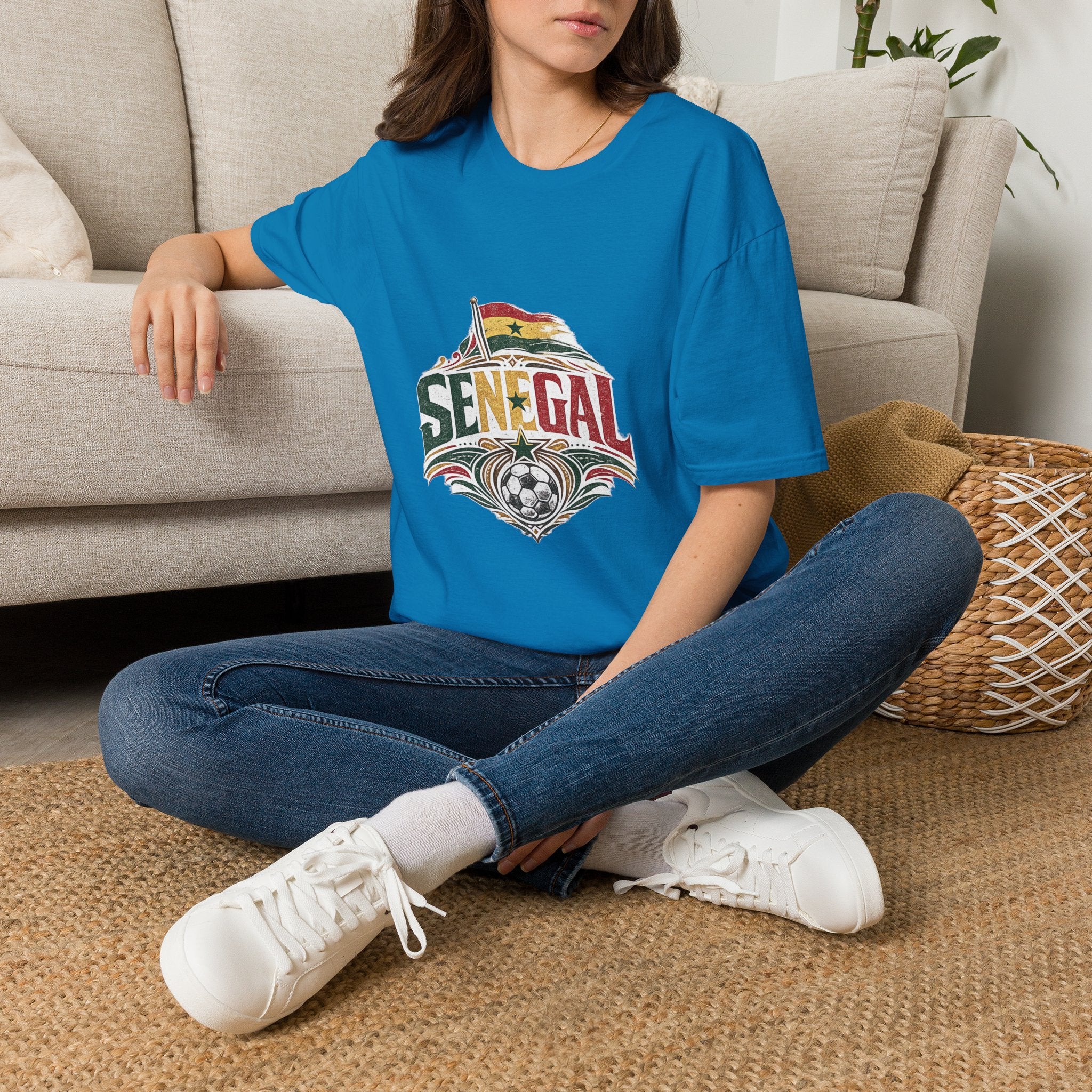 Senegal Flag Graphic T-Shirt — Vintage Senegal Pride Tee