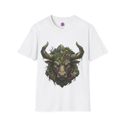 Forest Spirit Bull T-Shirt — Greenwood Celtic Nature Bull Design