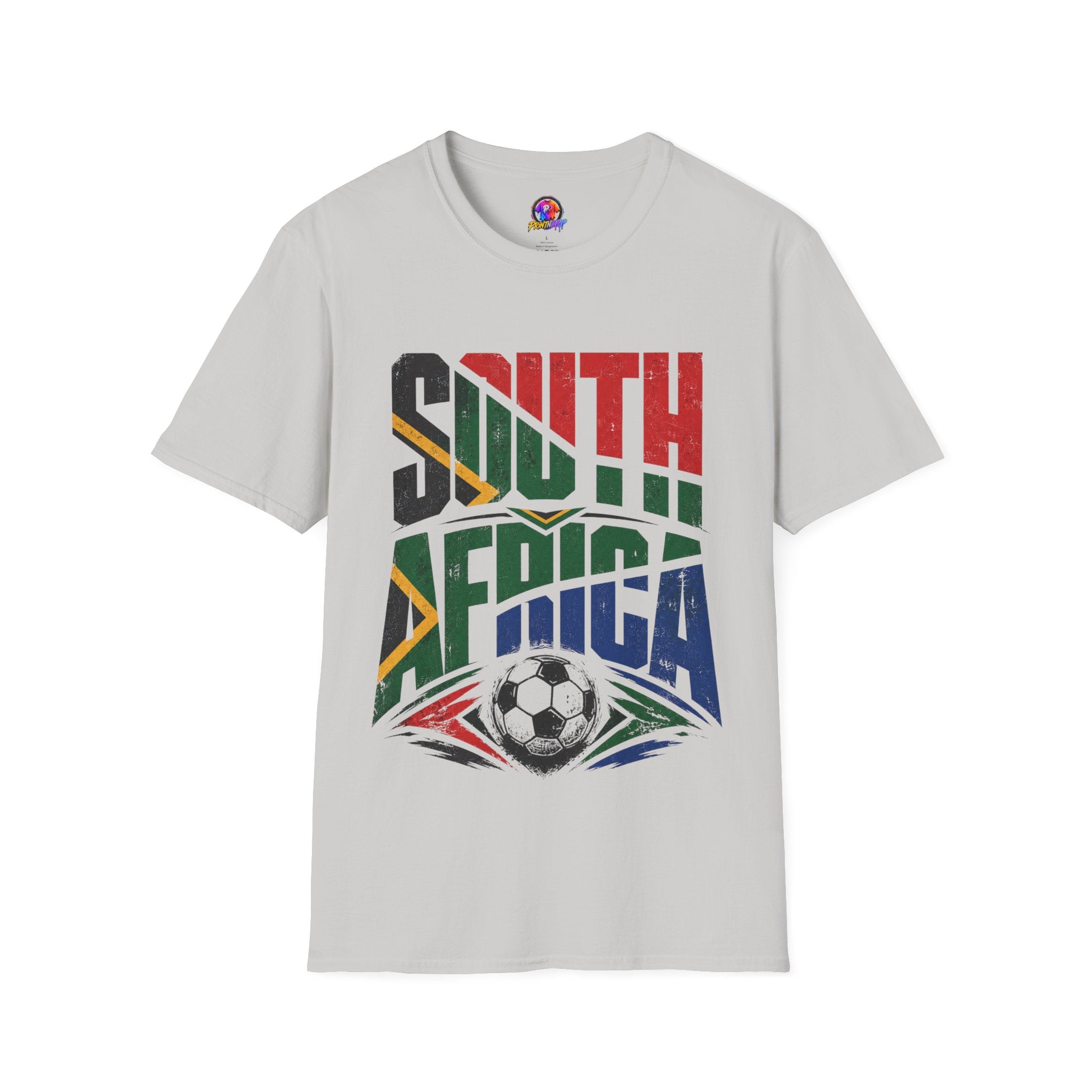 South Africa Soccer T-Shirt — Vintage Flag Football Fan Tee