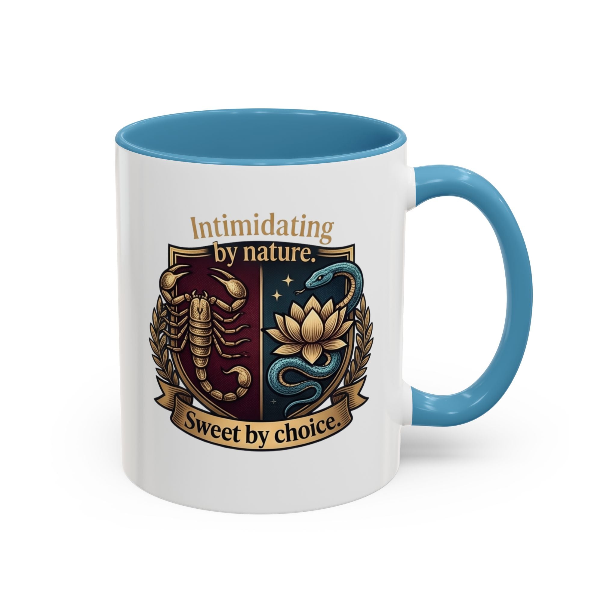 Intimidating by Nature, Sweet by Choice Accent Coffee Mug (11/15oz)