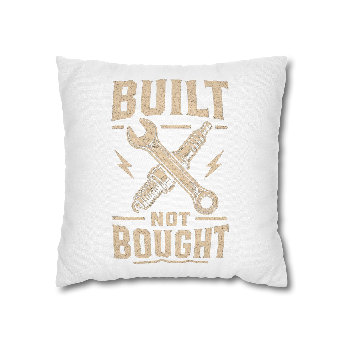 Built Not Bought Decorative Pillowcase Milo Bailey Dog Dad Mom