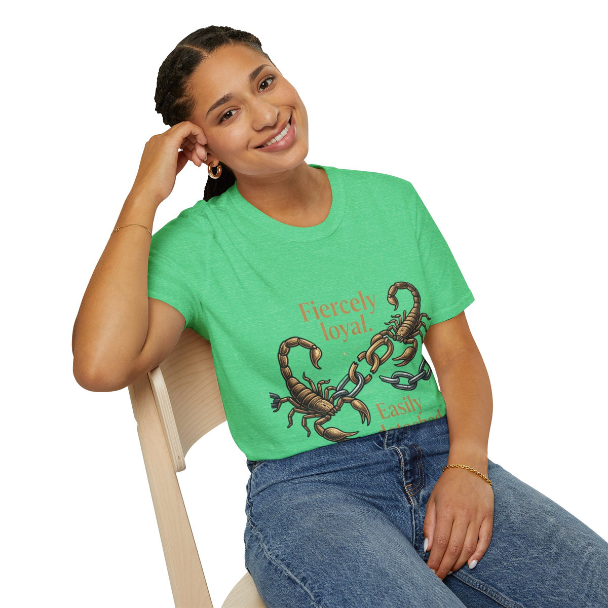 Scorpio T-Shirt — Fiercely Loyal, Easily Detached Zodiac Tee