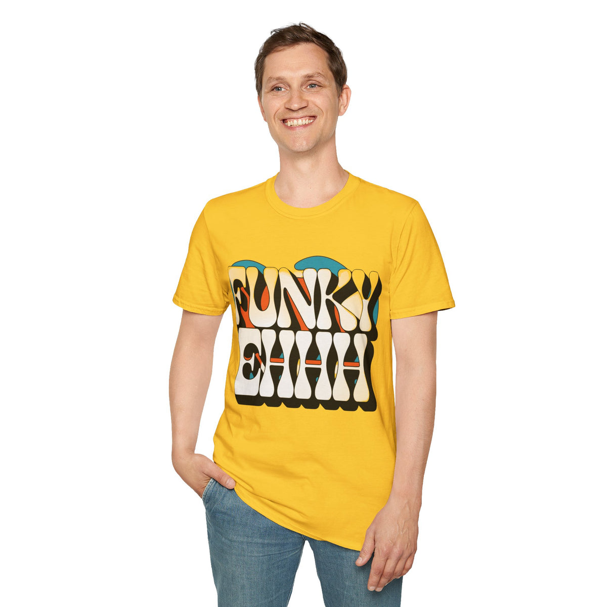 Funky Retro Graphic T-Shirt — Bold 70s Vibe "FUNKY" Tee - Trending Now - August 2026