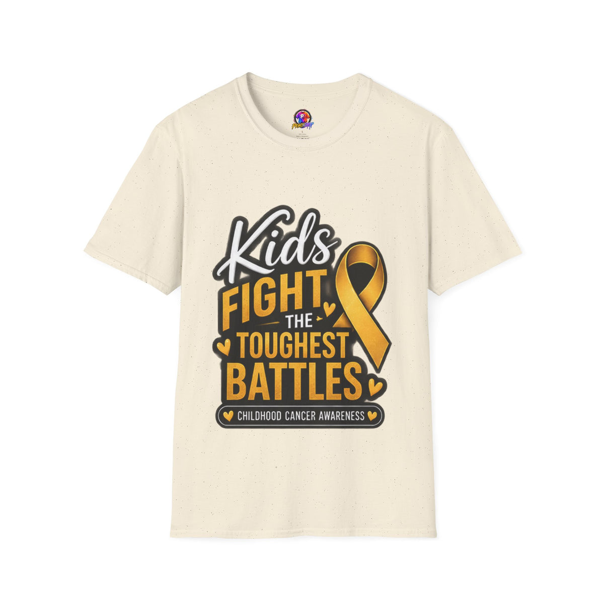 Kids Fight the Toughest Battles Childhood Cancer Awareness T-Shirt