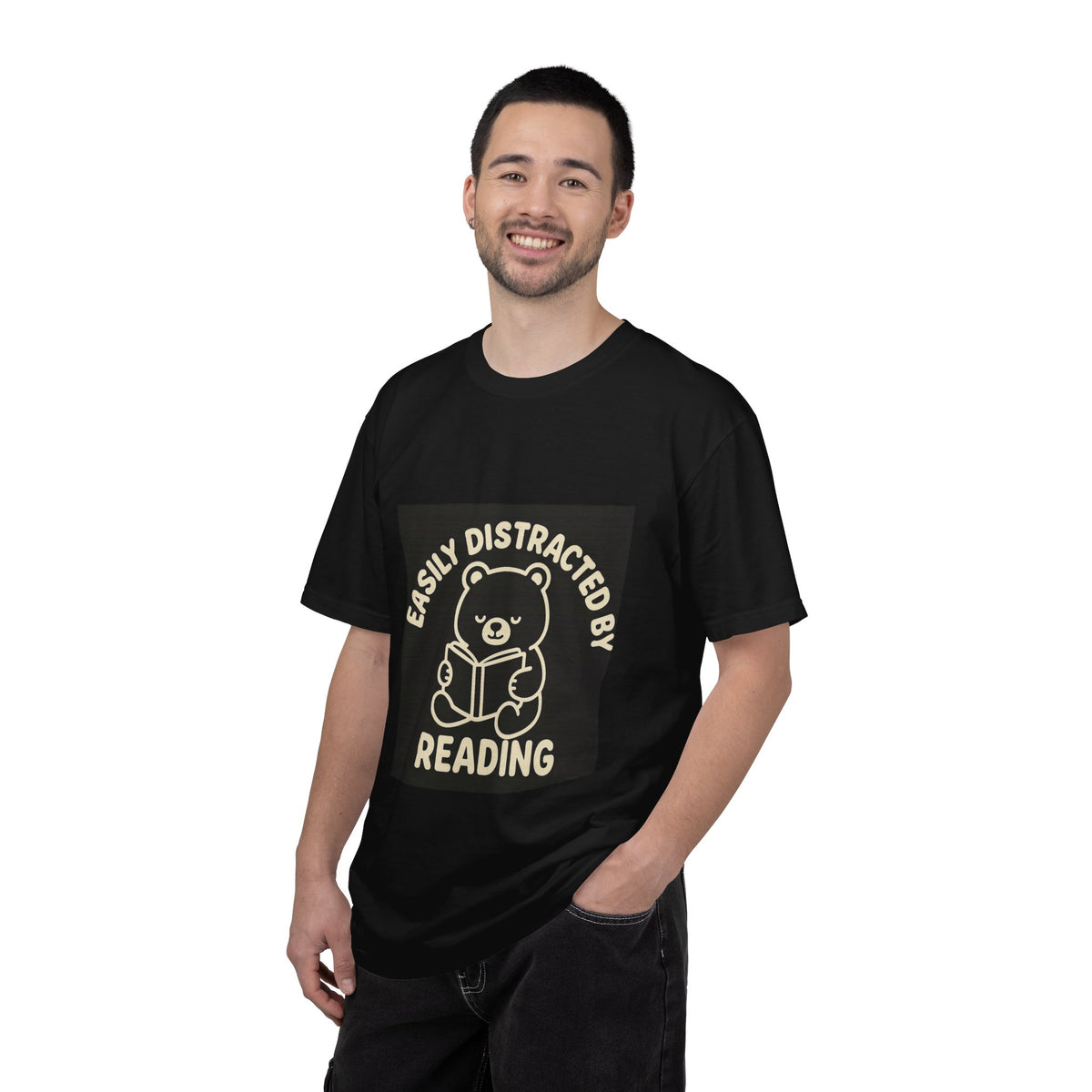 Reading Fox T-Shirt — "Easily Distracted by Reading" Cute Book Lover Tee - Trending Now - October 2026