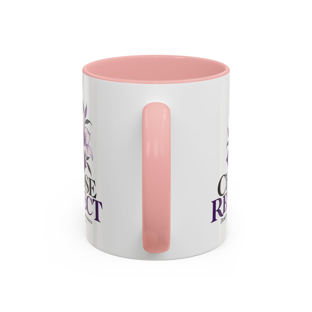 Choose Respect - Domestic Violence Awareness Coffee Mug (Accent, 11/15oz)