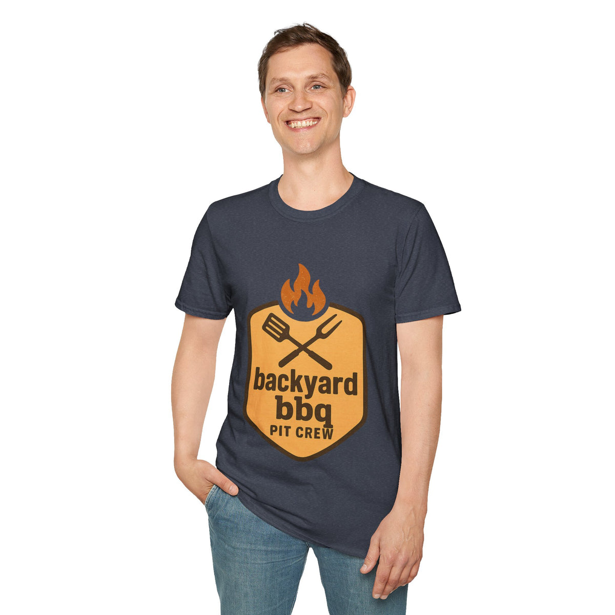 Backyard BBQ T-Shirt — Grilling Badge Tee - Trending Now - August 2026