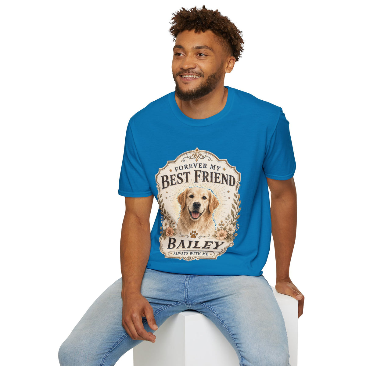 Forever My Best Friend Dog T-Shirt — Personalized Pet Tribute Tee
