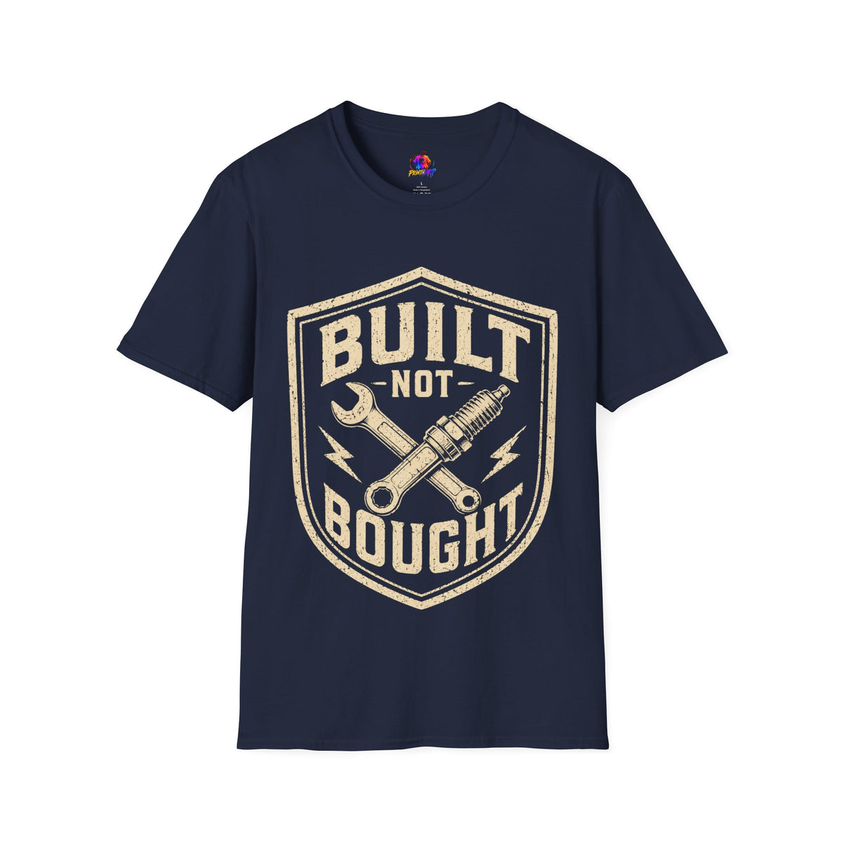 Built Not Bought T-Shirt — Vintage Mechanic Auto Repair Tee