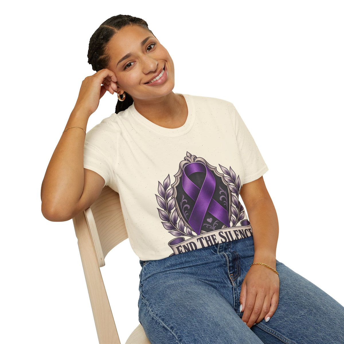 Find The Silence Domestic Violence Awareness T-Shirt