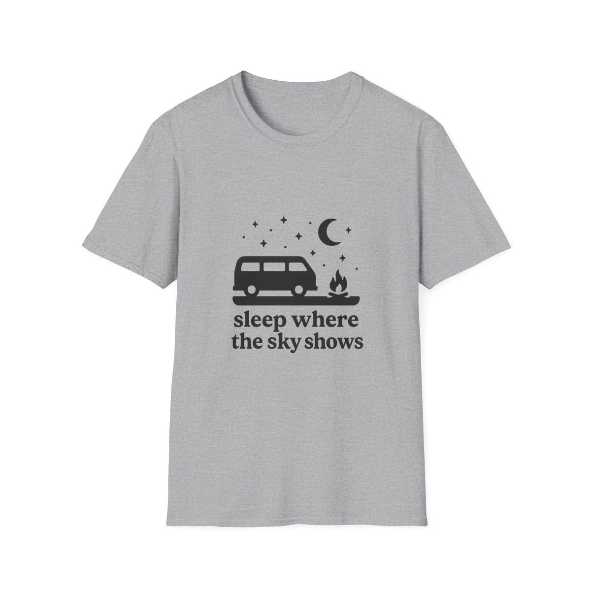 Retro Camper Night Sky T-Shirt - Trending Now - August 2026