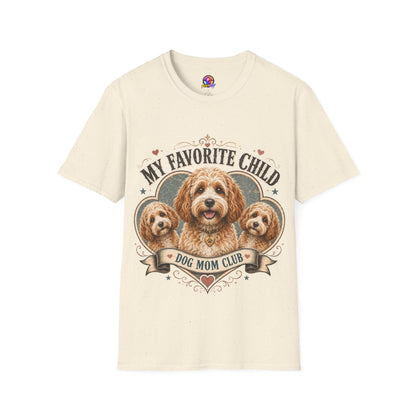 Dog Mom T-Shirt — "My Favorite Child" Cavalier Love Graphic Tee